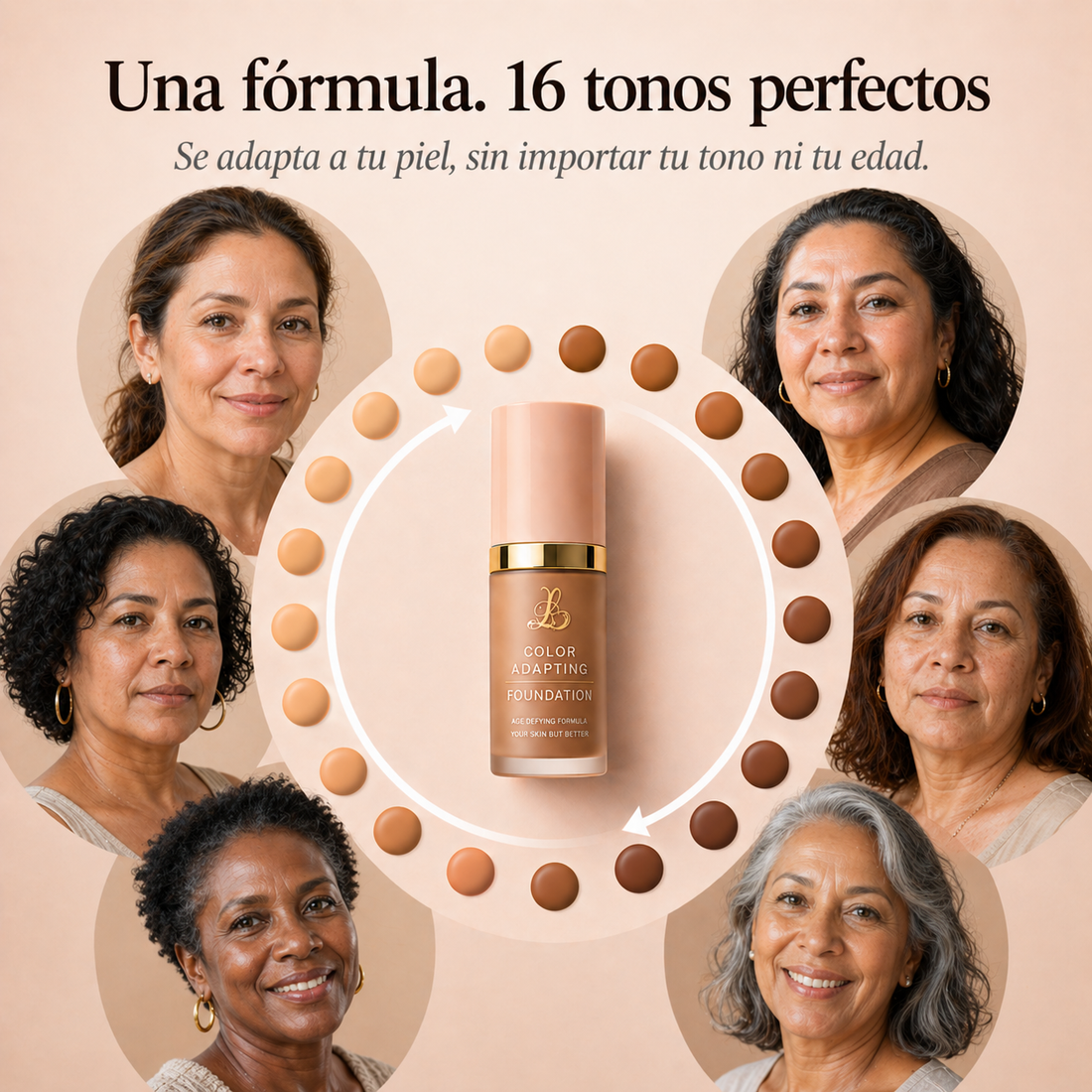 Base de maquillaje que se adapta al tono de la piel™