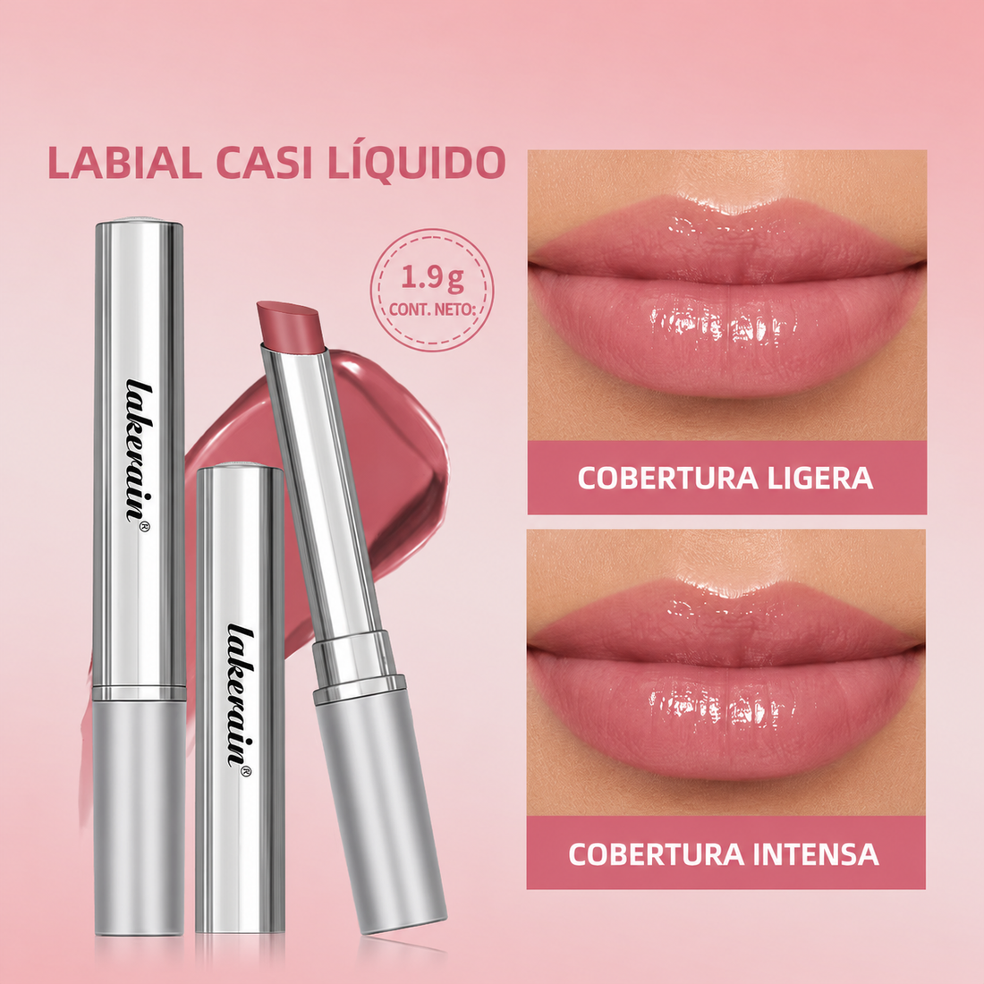 Bálsamo Labial Hidratante con Color